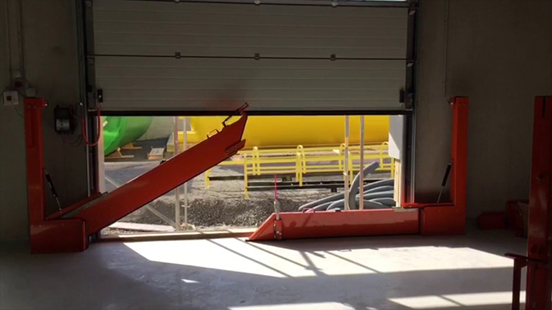 GSB-ABD-H Automatic Double-Leaf Spill Barrier